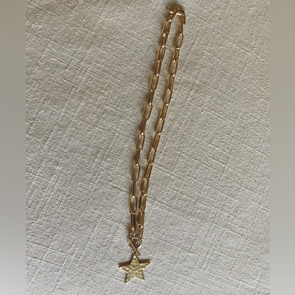 Erin McDermott Hammered Star Necklace
